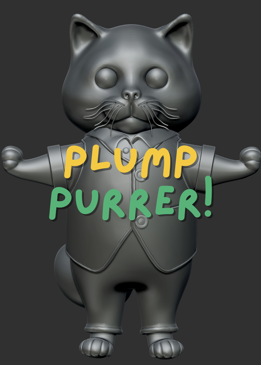 Plump Purrer: Fat Cat