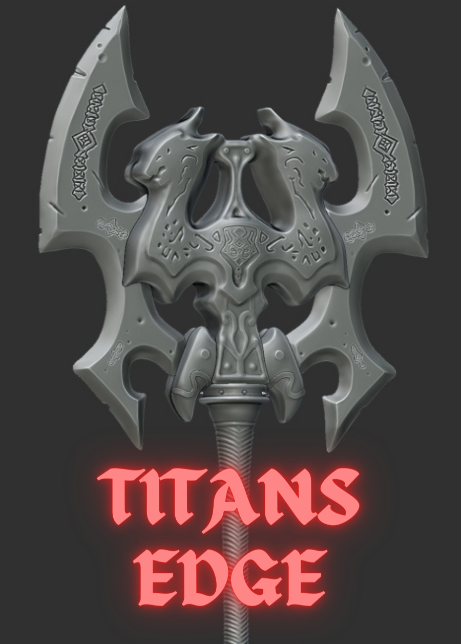 Titan's Edge: Mythical Axe
